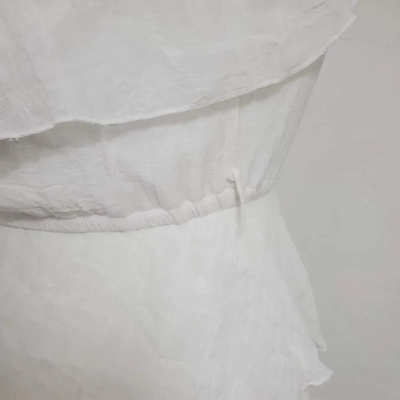 RUE 21 | White Tier Chiffon Strapless Dress - Picture 5 of 10